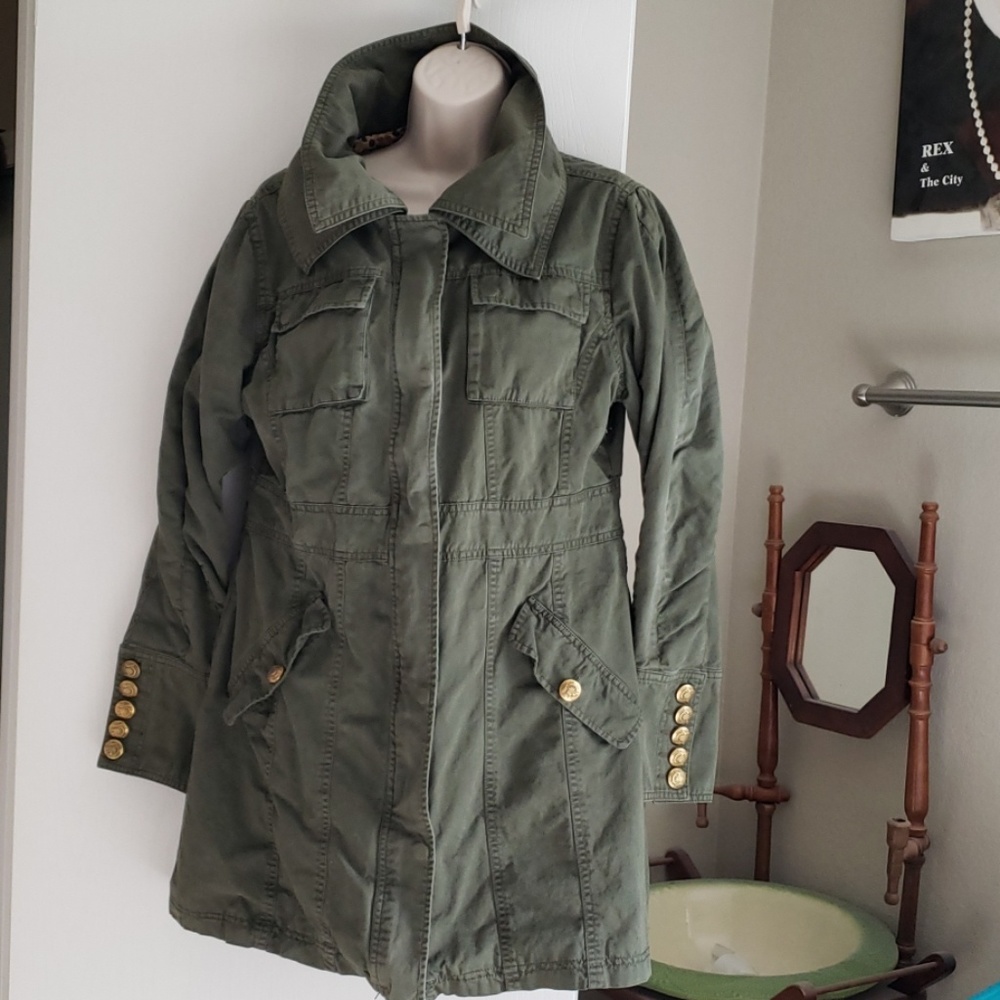 Steve Madden Military Jacket Size L